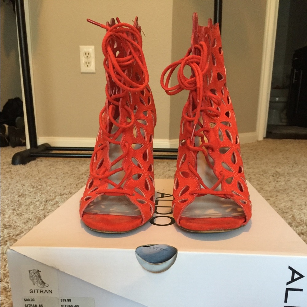 ALDO Lace Up Heels
